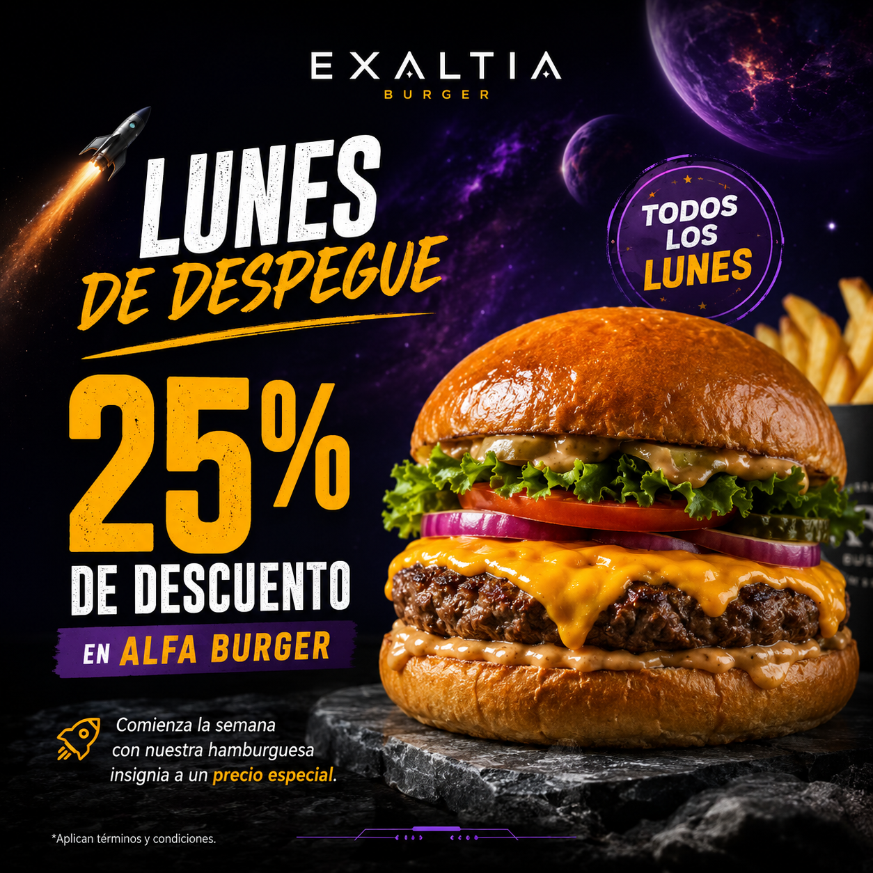 🍔 Lunes de Despegue