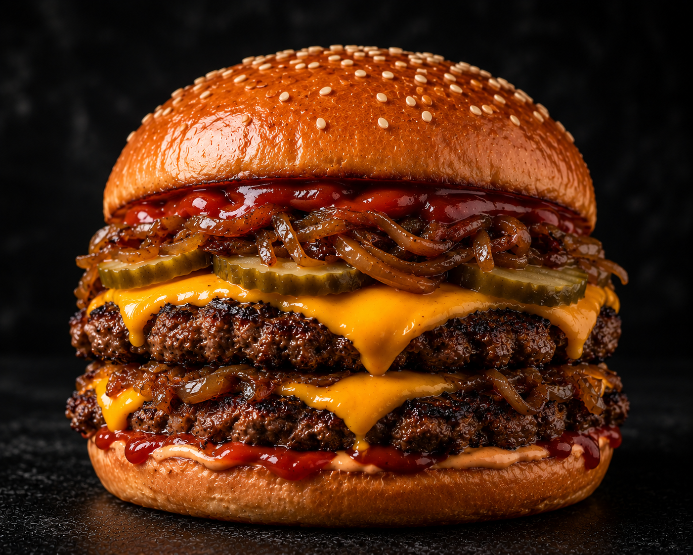 Double Launch Burger